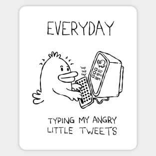 Angry Little Tweets Sticker